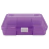 HobbyArts Plastboks med låg Lilla 14,5 x 10 cm, 5 rum